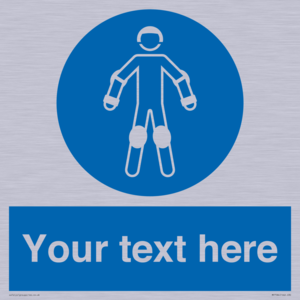 Custom protective roller sport equipment must be worn